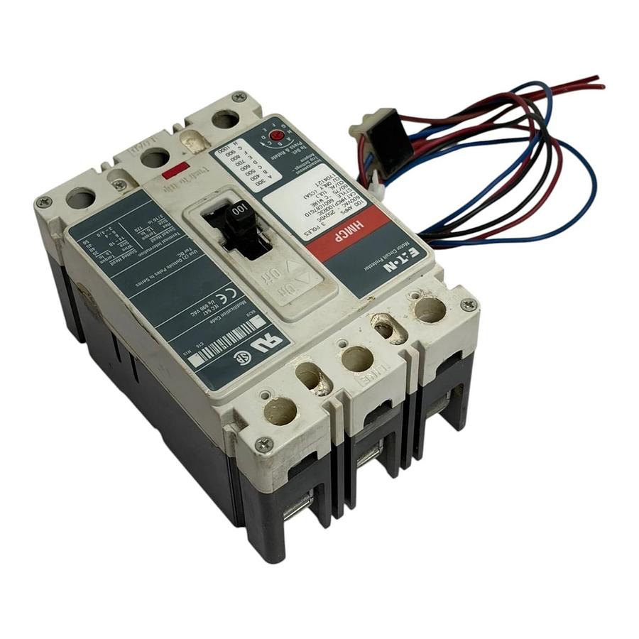 Used Eaton HMCP100R3C Motor Circuit Protector 100A 3 Pole Breaker 6601C87G10