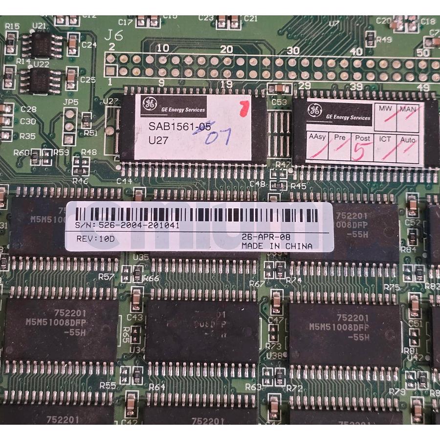 Used GE Energy 526-2004 Rev: 10D WESDAC D20ME NON-VME Processor 820-0468/01 USPI