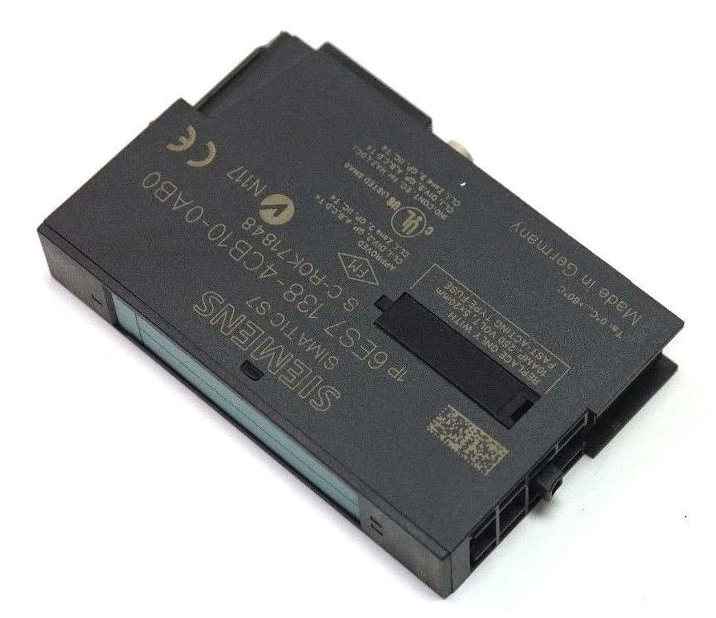 Used LOT OF 6 SIEMENS 6ES7 138-4CB10-0AB0 SIMATIC POWER MODULES 24/48VDC, 24/230VAC