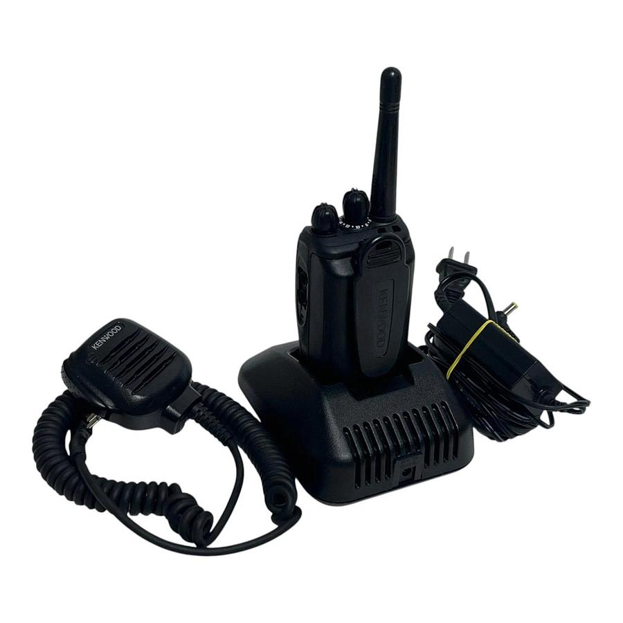 Used Kenwood TK-3360-K Radio KSC-25LS Charger KMC-45D Mic Midport MKNB26 Bundle