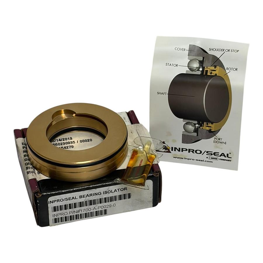 Used Inpro/Seal Bearing Isolator 1700-A-P0029-0 1.750 Shaft 2.875 Bore New In Box
