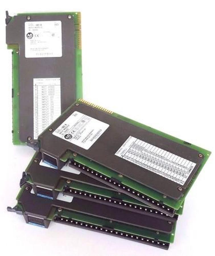 Used LOT OF 4 ALLEN BRADLEY 1771-IBD INPUT MODULES SER. B REV. E03 10-30VDC 1771IBD