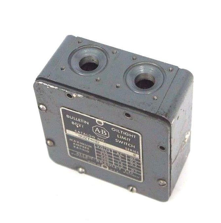 Used ALLEN BRADLEY 802T-HD LIMIT SWITCH SER 2, W/O HEADS, 802THD