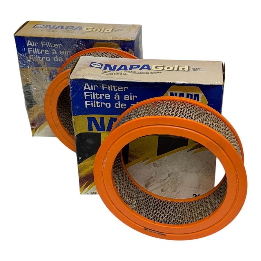 NAPA Gold 2041 Round Carbureted Engine Air Filters - Lot of 2 New Surplus