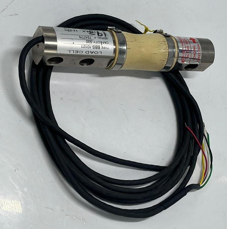 Used HBM BBS-500-10121 N Load Cell 500kg 1012lb Industrial S-Type Shear Beam Sensor