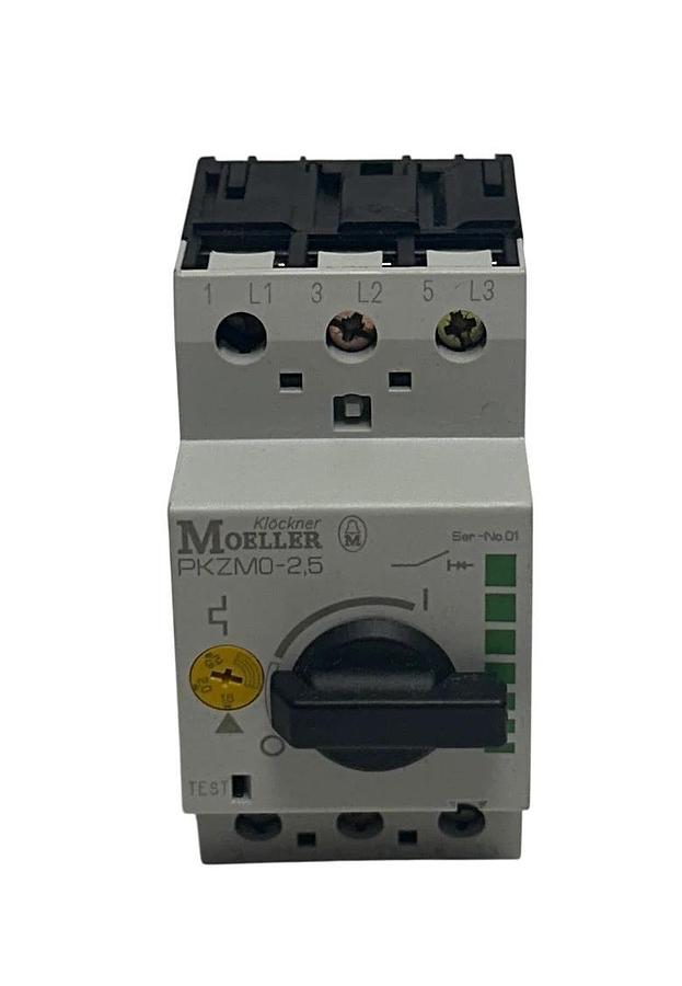 KLOCKNER MOELLER PKZM0-2,5 / PKZM025 MOTOR PROTECTIVE SWITCH 1.6-2.5A NSMP