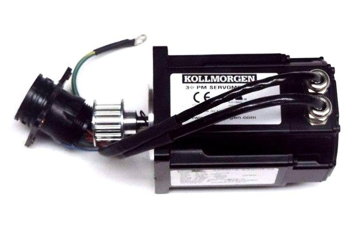 Used KOLLMORGEN AKM21E-BSSNR-02 SERVO MOTOR 160VDC, 7000RPM, CLASS F, AKM21EBSSNR02
