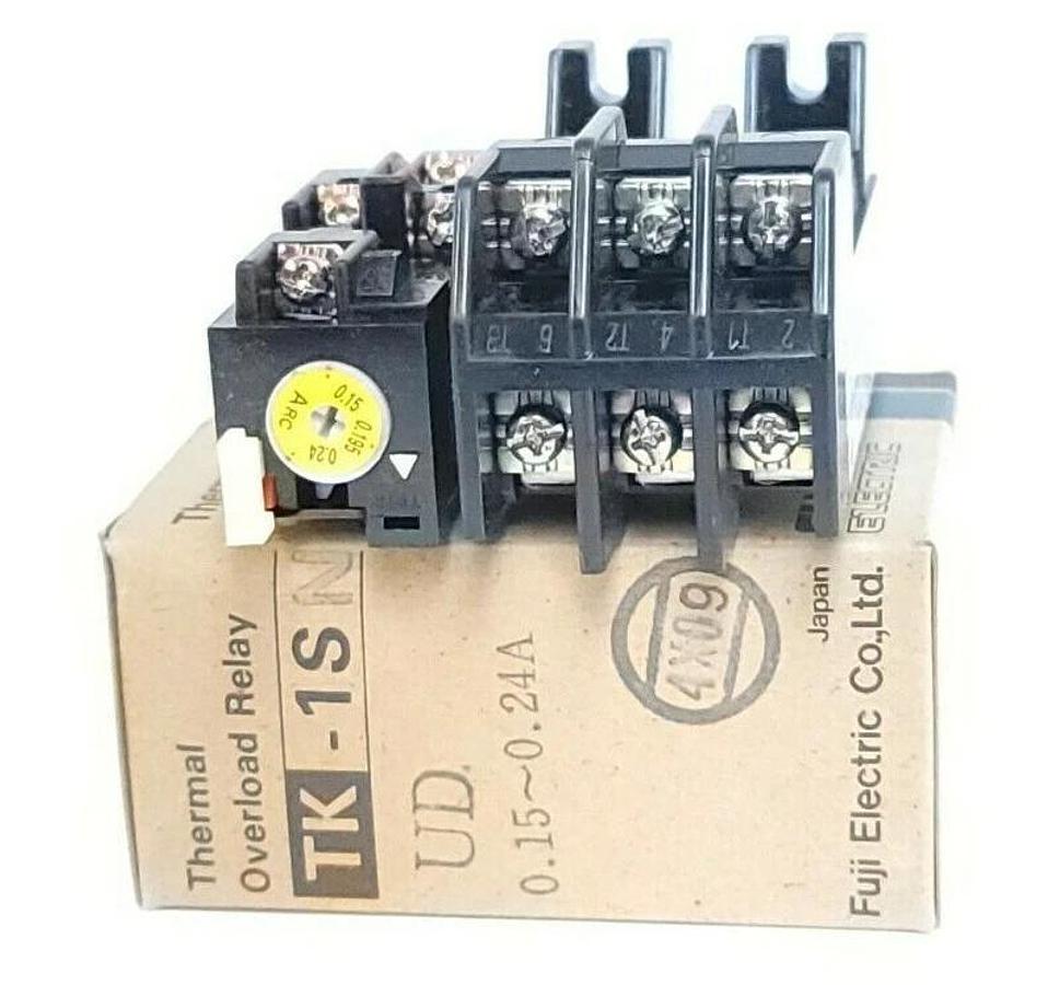 Used NIB FUJI ELECTRIC TK-1SN/UD 0.15-0.24A THERMAL OVERLOAD RELAY TK1SNUD