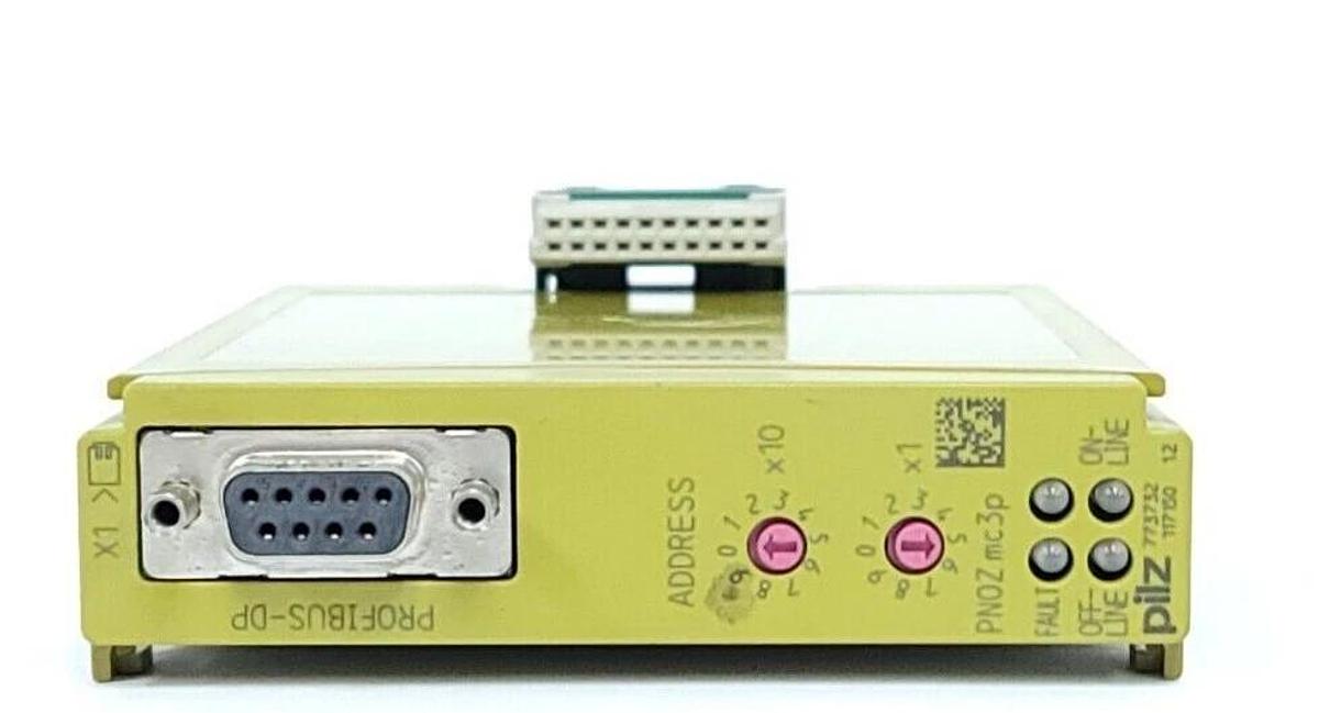 Used PILZ PNOZ mc3p PROFIBUS SLAVE MODULE 773732 PNOZMC3P