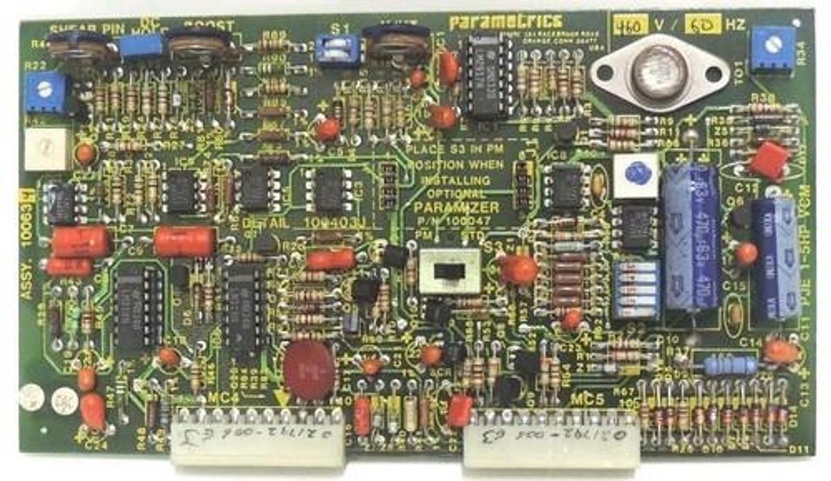 Used ABB PARAMETRICS ASSY. 100634 CONTROL CARD P/N: 100047, 100404E