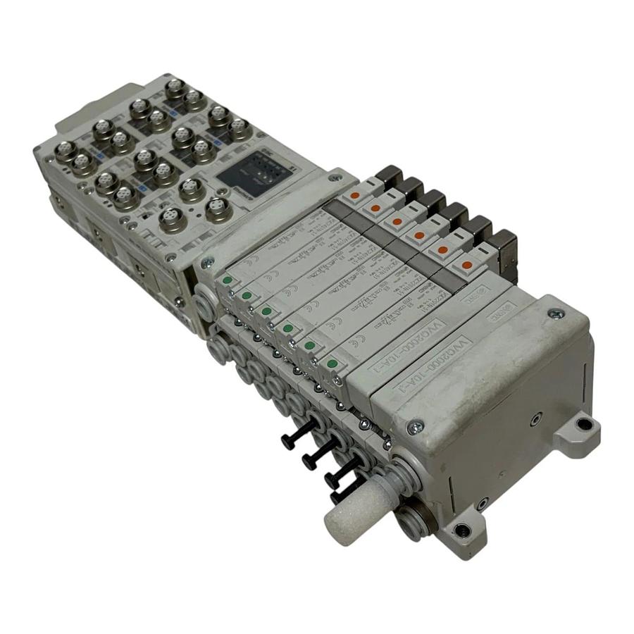 SMC EX600-SEN3 EtherNet IP Valve Manifold VQ2000 EX600-DXPD 6-Station