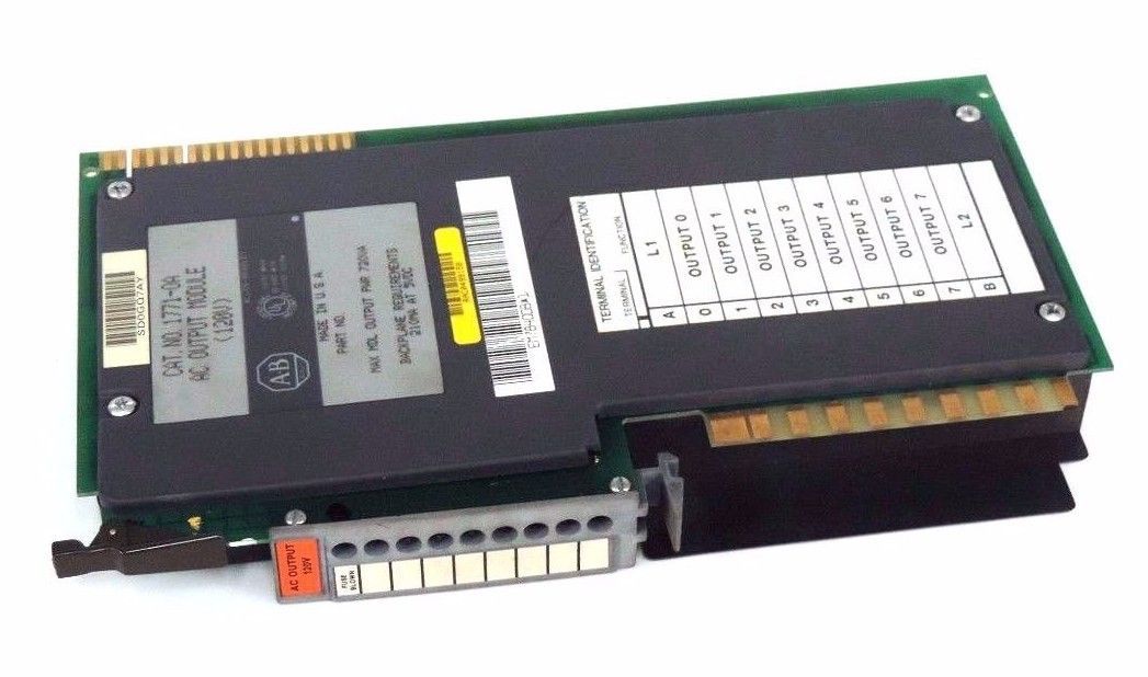 Used ALLEN BRADLEY 1771-OA AC OUTPUT MODULE 120V, 1771OA
