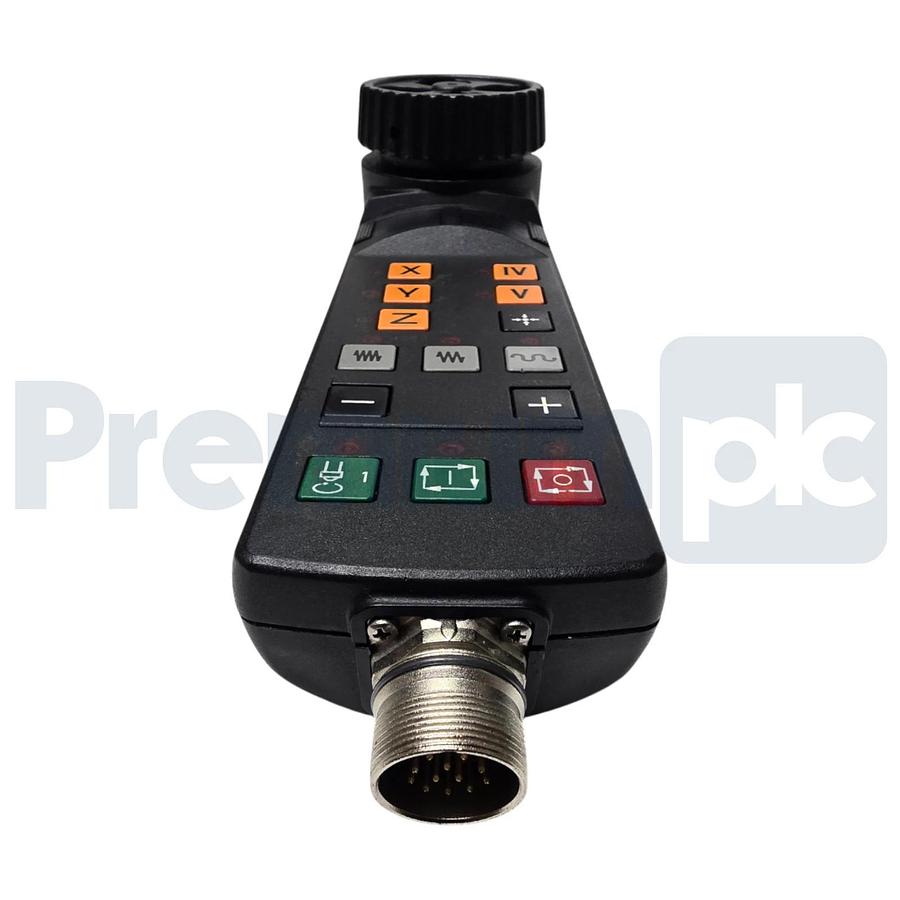 Used HEIDENHAIN HR 410 | HR410 Handwheel CNC MPG E-Stop M23 ID: 296469-55 USPI (read)