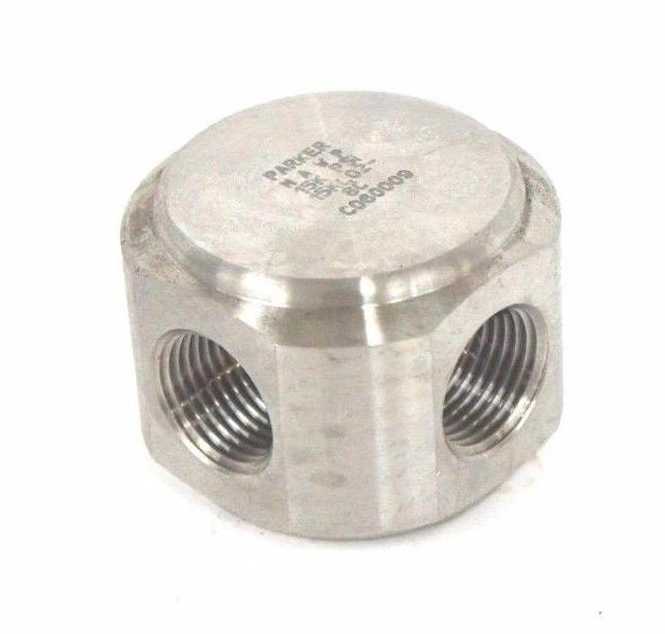 Used NEW PARKER 15KL02-8C ELBOW FITTING 1/2" NPT, 15K PSI, MAWP, 15KL028C