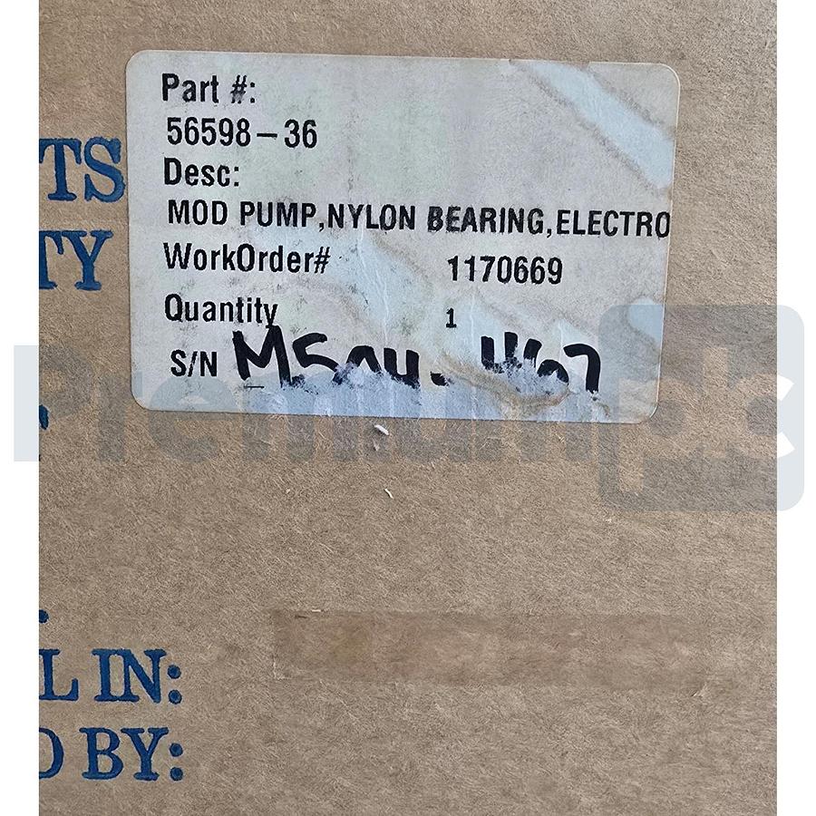 HASKEL 56598-36 HIGH-PRESSURE AIR DRIVEN PUMP, 36:1, 4500 PSI MAX 5659836 NSMP