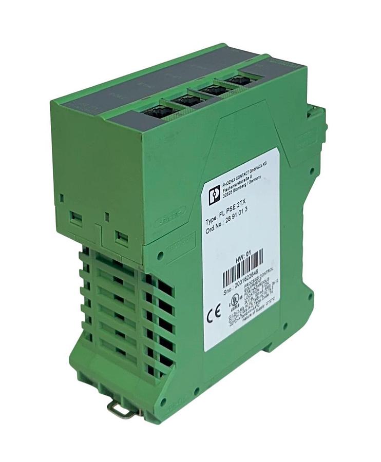 PHOENIX CONTACT FL PSE 2TX / 2891013 EtherNet SWITCH 2ETH/2POE 24VDC 100mA NSMP
