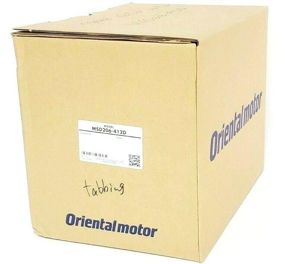 Used NIB ORIENTAL MOTOR MSD206-412D SPEED CONTROL MOTOR MSD206412D