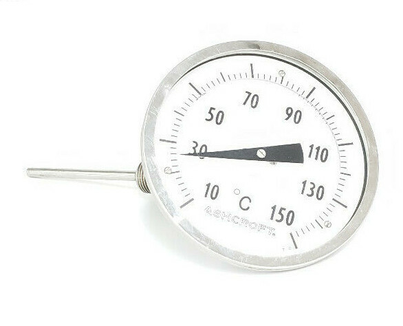 Used ASHCROFT 10-150 DEGREE C BI-METAL THERMOMETER