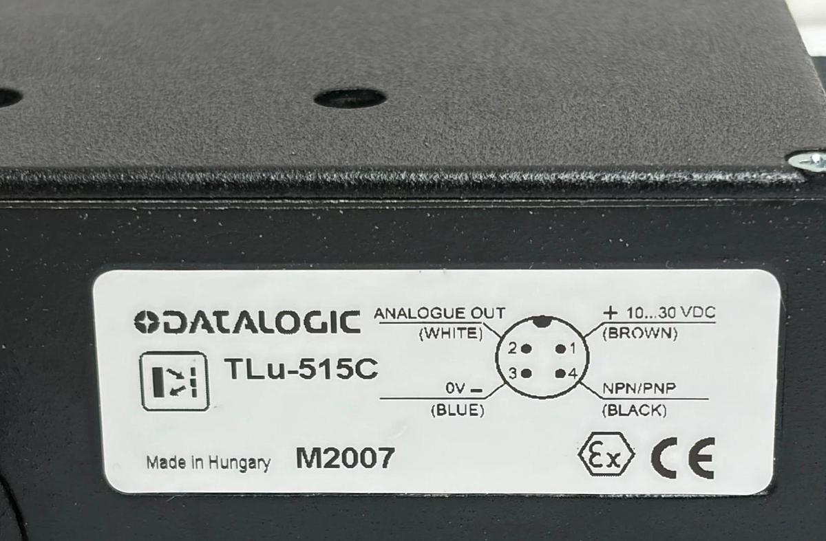 Datalogic TLu-515C Photoelectric Contrast Sensor Mark Reader M2007