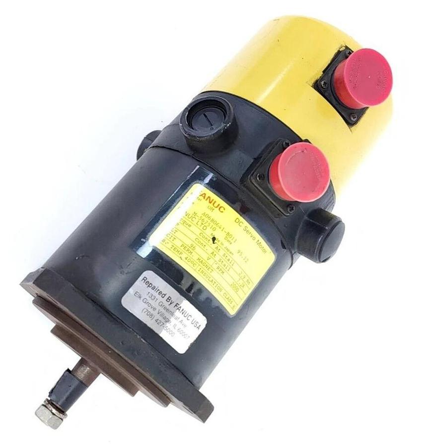 Refurbished REPAIRED FANUC A06B-0641-B011 DC SERVO MOTOR 0M 2000 P/R 96V, 2.9Nm, 7.2A
