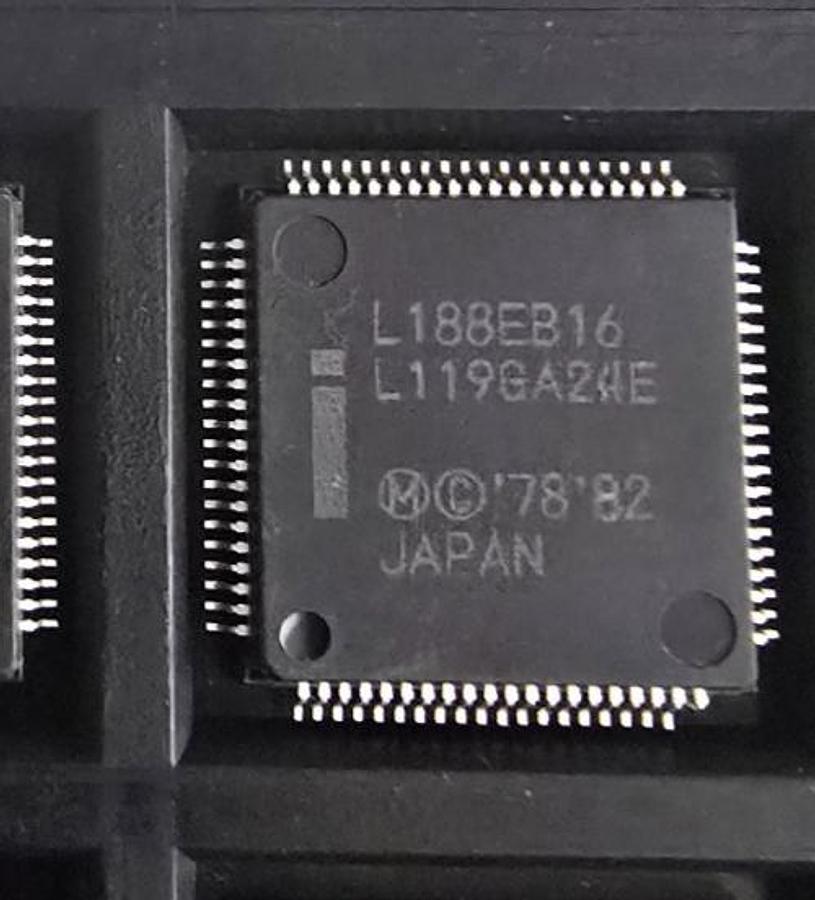 Used INTEL L188EB16 EMBEDDED 16-bit QFP MICROCONTROLLER/MICROPROCESSOR CHIP NSNP