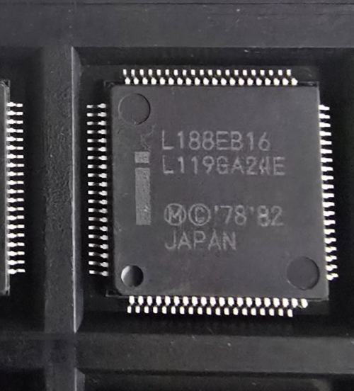 Used INTEL L188EB16 EMBEDDED 16-bit QFP MICROCONTROLLER/MICROPROCESSOR CHIP NSNP