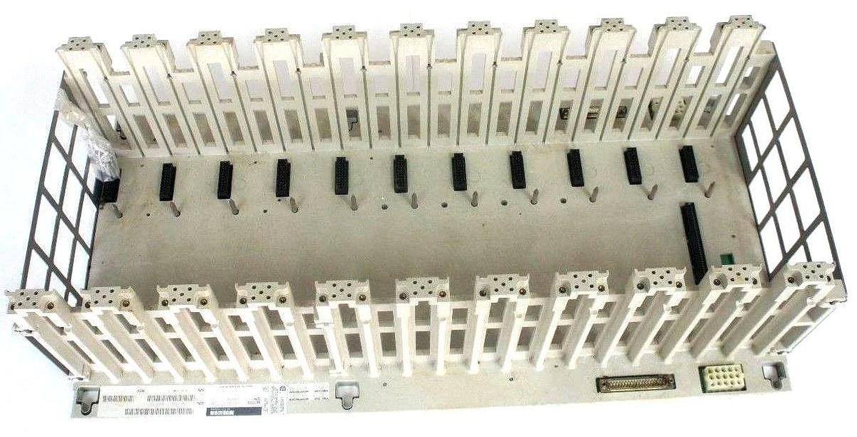 Used MODICON AS-H827-100 11-SLOT CHASSIS RACK FOR 800 SERIES MODULES ASH827100