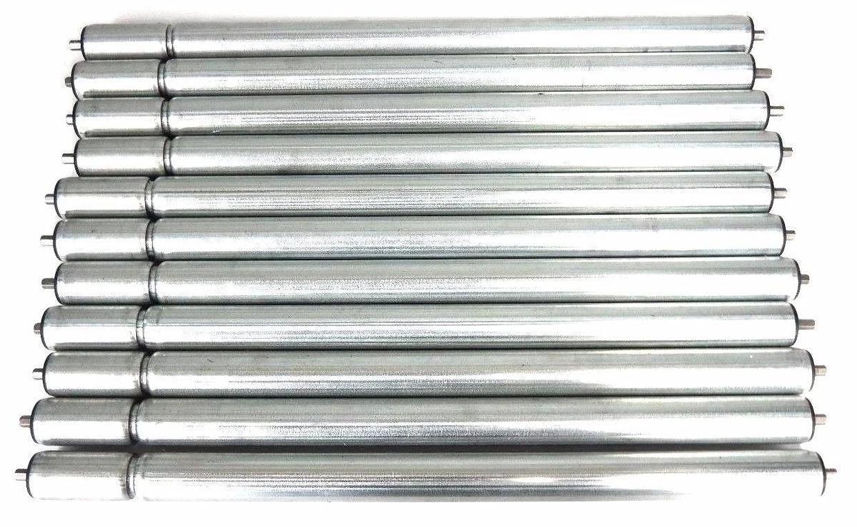 Used LOT OF 11 NEW RALPHS-PUGH SA-002502-1761-3/8 GALVANIZED HEX HYTROL ROLLERS