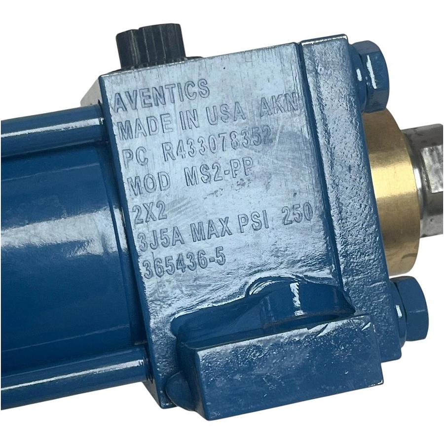 Aventics R433078352 MS2-PP 2X2 PowerMaster Pneumatic Cylinder 250 PSI , NSNP