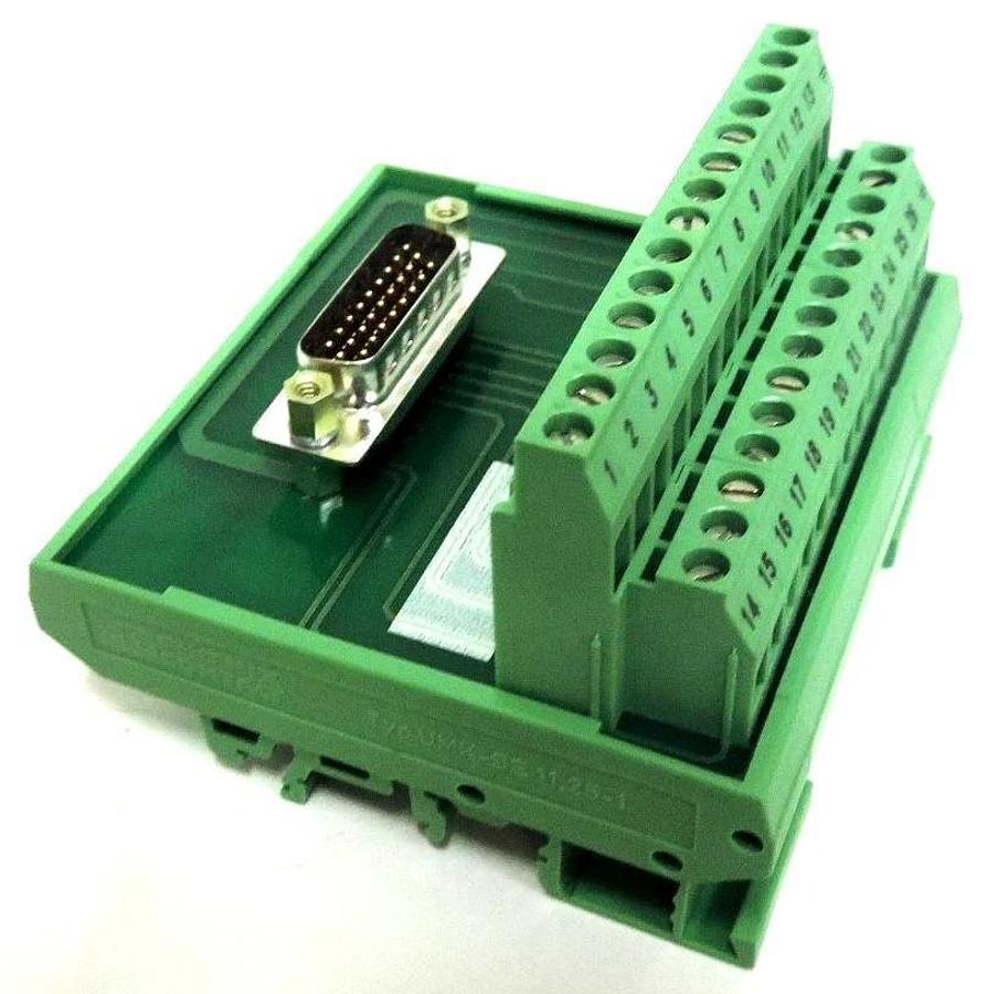 Used PHOENIX CONTACT FLKM HDSUB 26/M VARIOFACE MODULE 5528354, 26POS 79MM