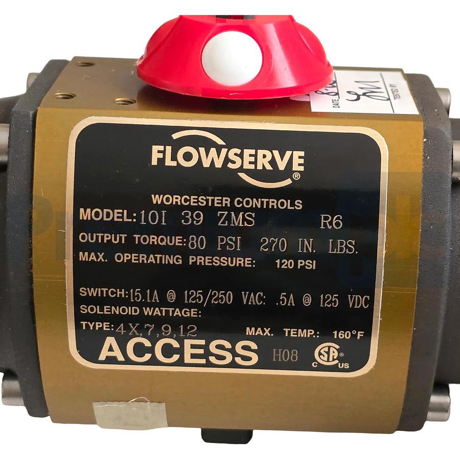 Flowserve Worcester 10I 39 ZMS R6 | 10I39ZMSR6 ACCESS Actuator 270in-lbs NSNP