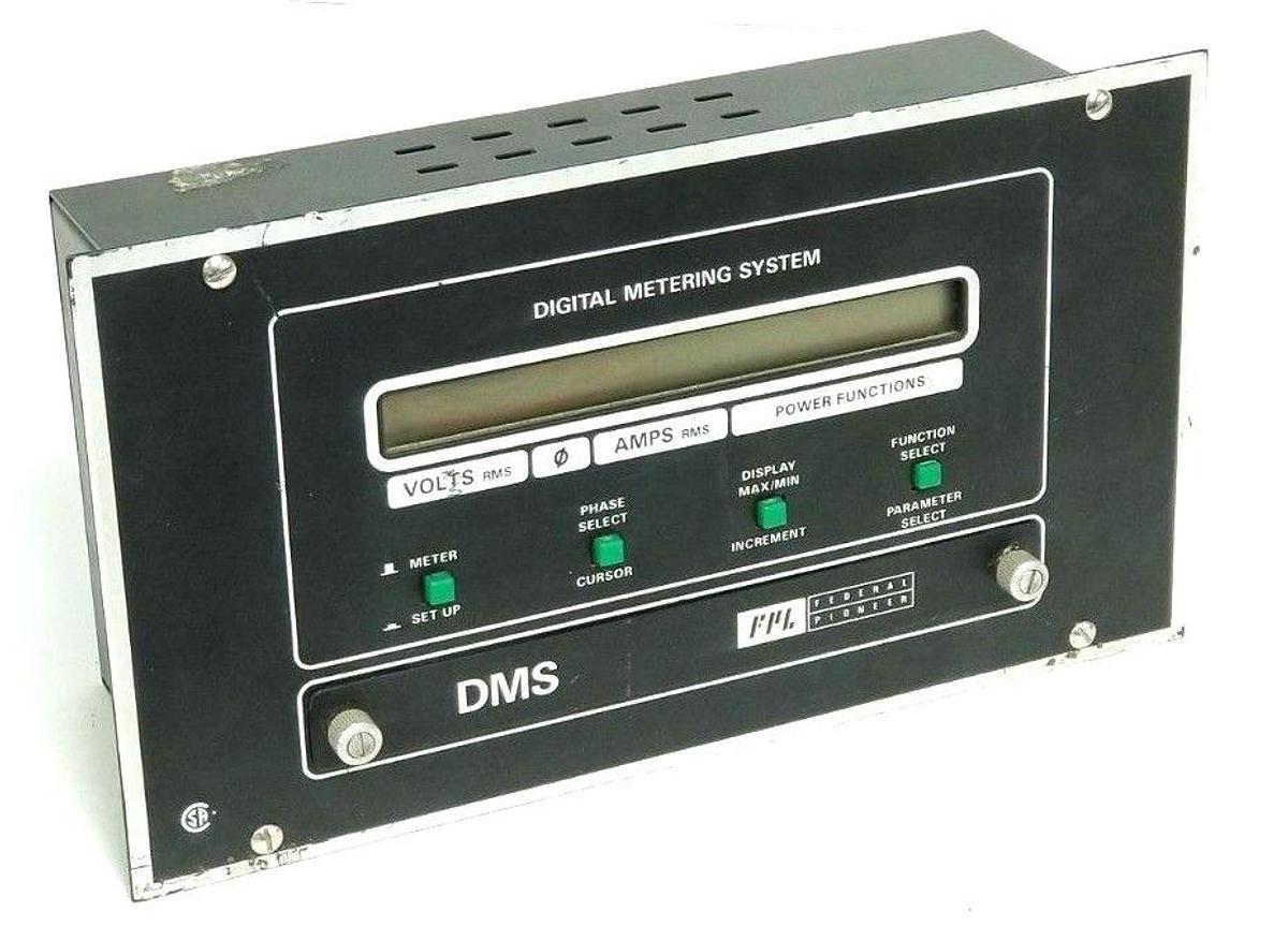 Used FEDERAL PIONEER DMS-CR DIGITAL METERING SYSTEM DISPLAY DMSCR