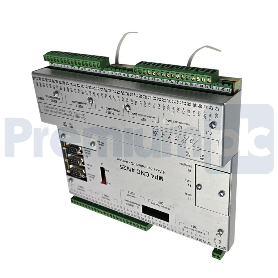 Used Zaugg Z-System MP4 CNC4/V25 CNC 4-Axis Controller PC - System MP4 VA.3-W NSNP