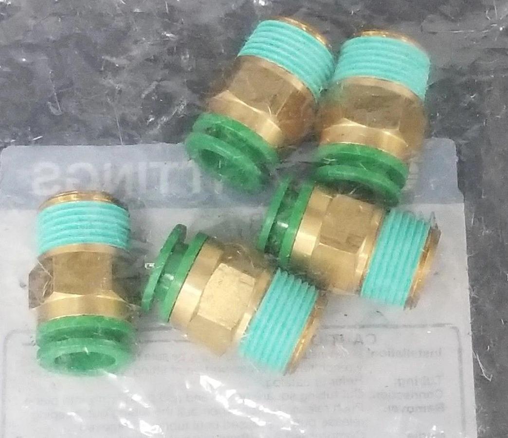 Used BAG OF 5 NEW SMC KRH10-03S FITTINGS KRH1003S