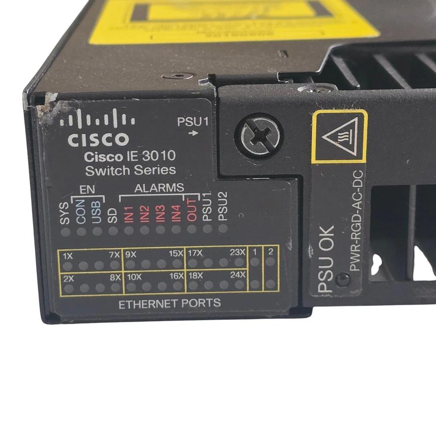 Used Cisco IE-3010-24TC | Catalyst IE3010 Ethernet Switch 24-Pt 10/100Base-TX 19"