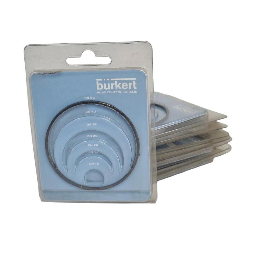 Used LOT OF 8 NEW BURKERT 641115 GRAPHITE SEALING RINGS