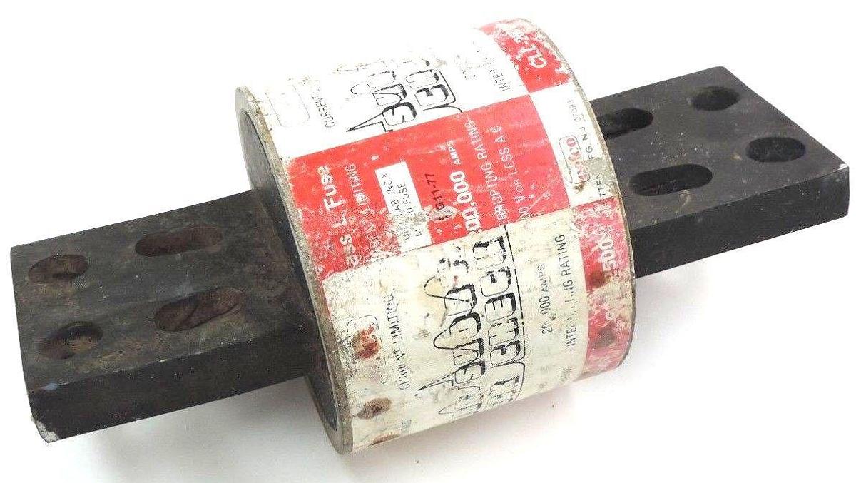 Used CEFCO CLL-2500 SHORT CHECK CURRENT LIMITING FUSE CLL2500