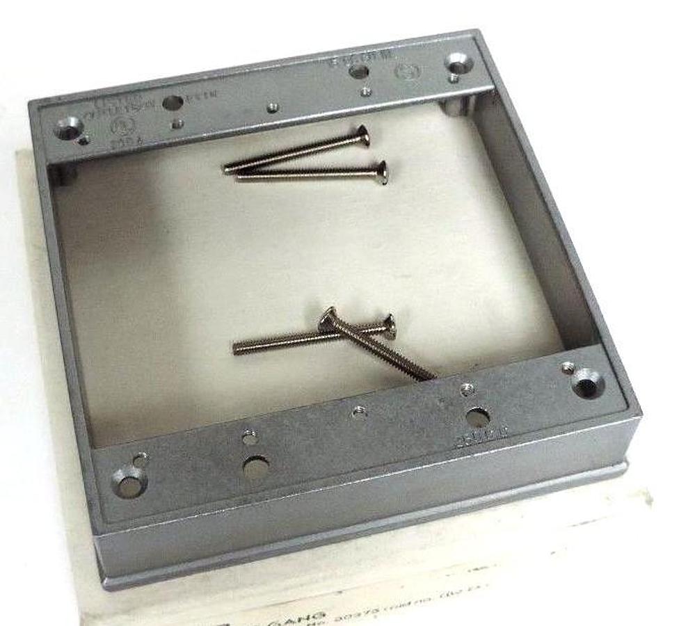 Used NIB 2 GANG 30273 OUTLET BOX EXTENTION OLD # B2-EX