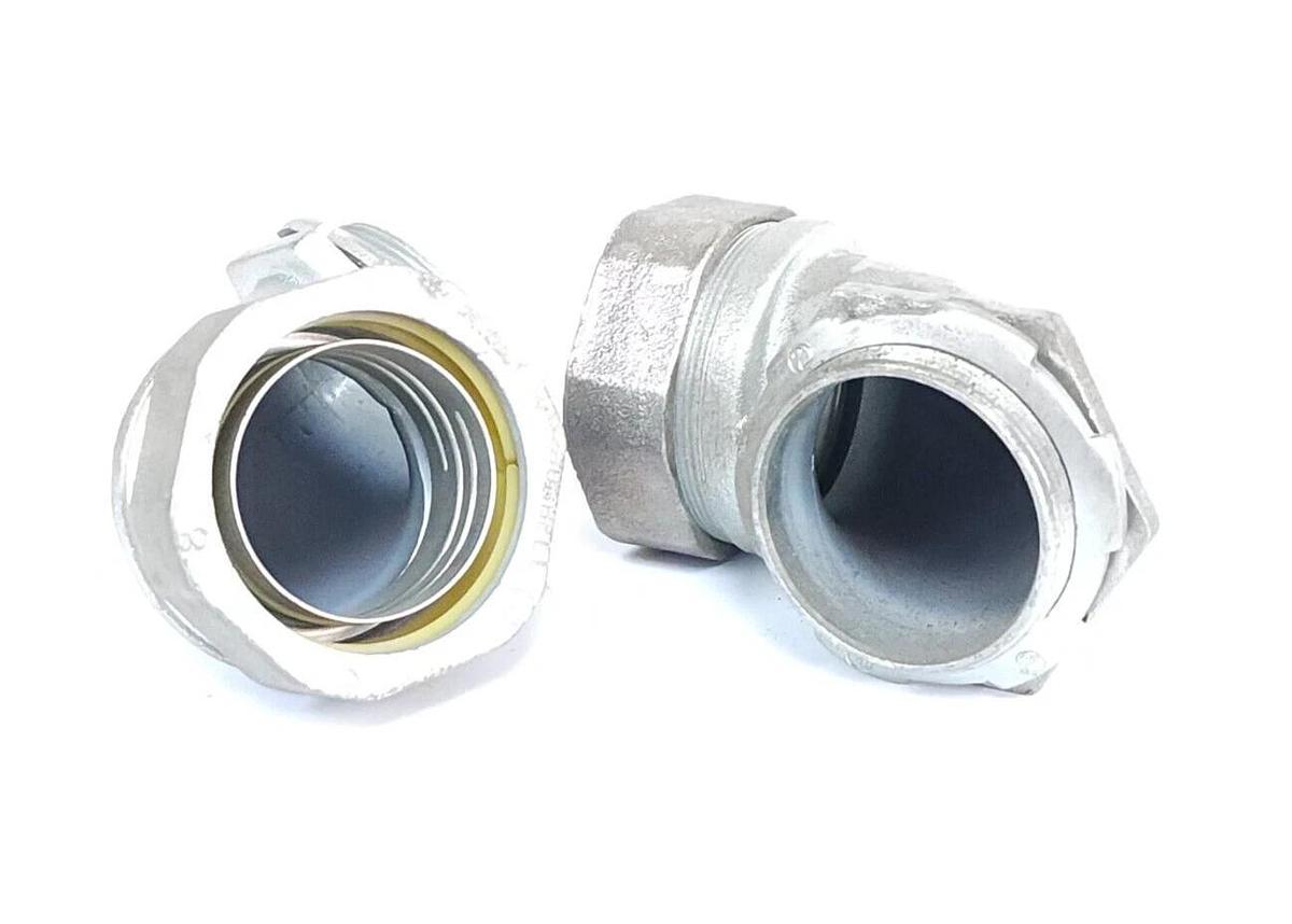 LOT OF 2 NEW HUBBELL H2009 LIQUID-TIGHT CONNECTORS OR LEXIBLE CONDUIT 2'' NPT