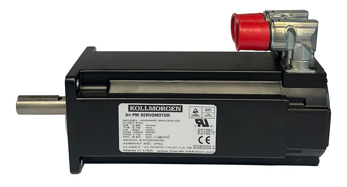 Used KOLLMORGEN AKM44E-BKCNR-00 / AKM44EBKCNR00 30 PM SERVO MOTOR 5.76Nm 1.19kW NSNP