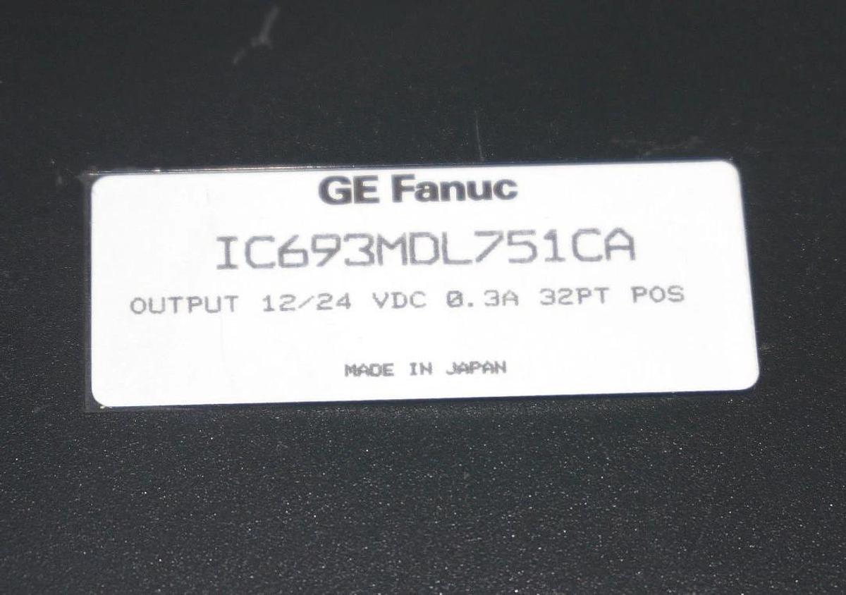 Used GE FANUC IC693MDL751CA OUTPUT MODULE 32 PT. POSITIVE LOGIC