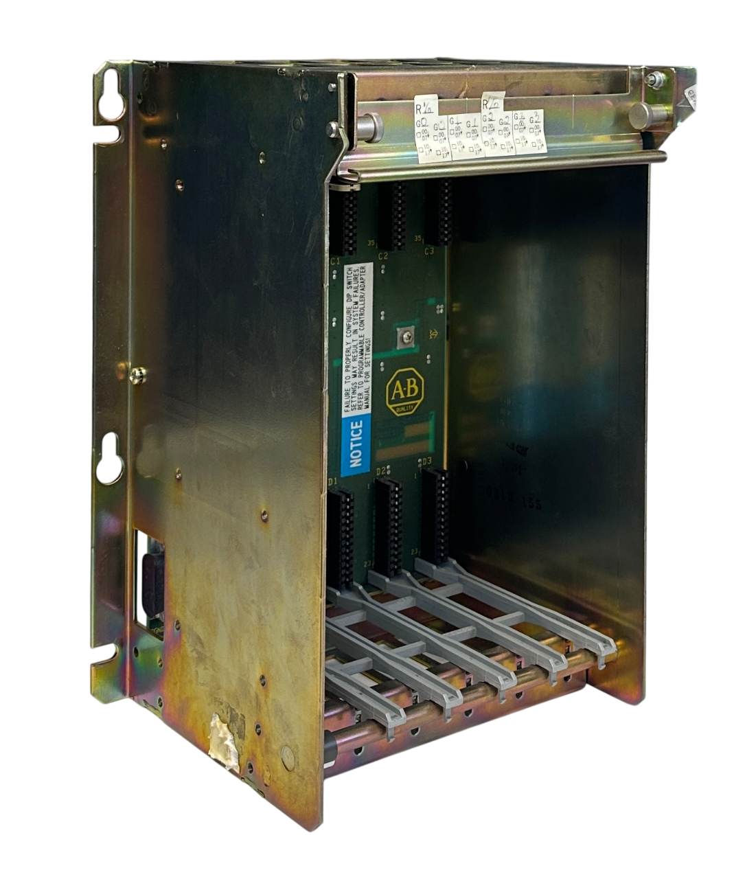 Used ALLEN BRADLEY 1771-A1B /B PLC-5 4-SLOT I/O MODULAR CHASSIS 1771A1B USNP