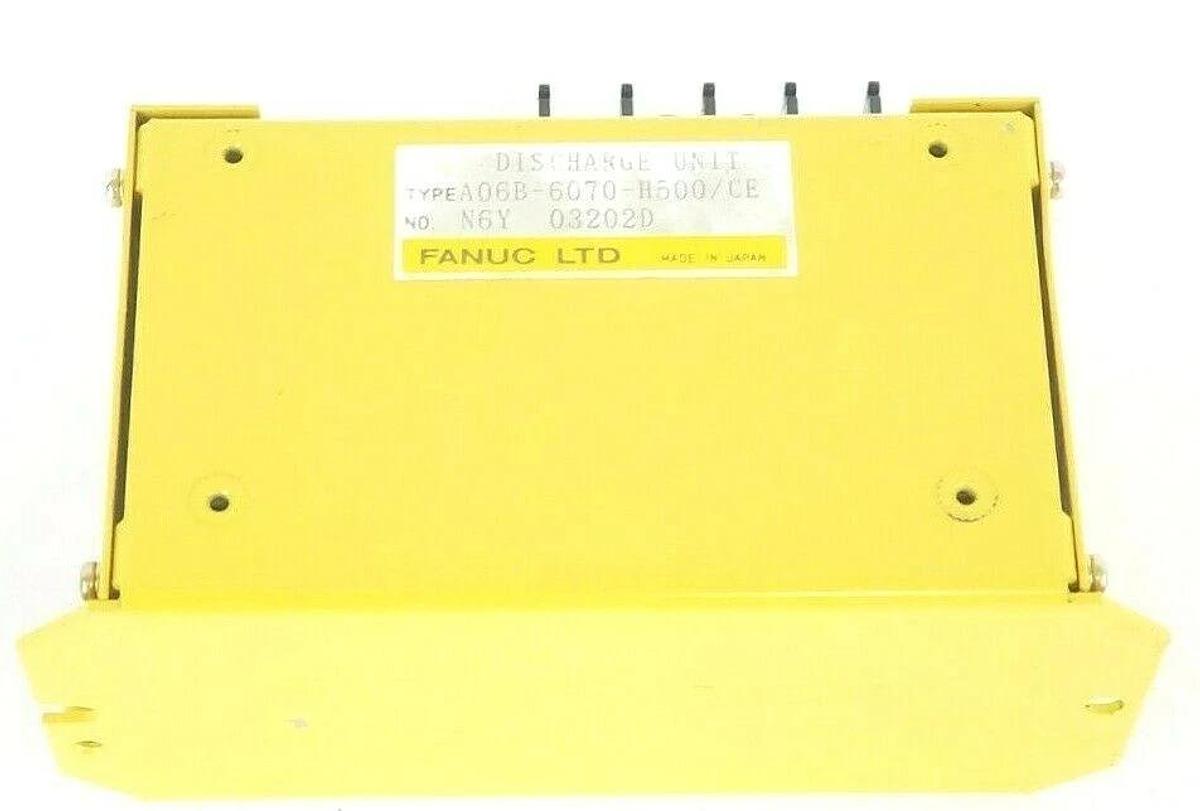 Used FANUC A06B-6070-H500 SERVO DISCHARGE UNIT MODULE A06B6070H500