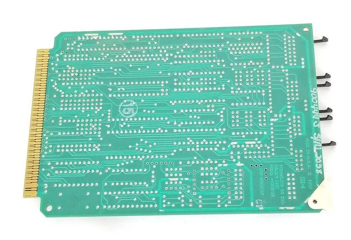 Used TECHNOLOGY 80 INC MODEL 4323/33 PC BOARD, BOARD #800061F, CSI-4