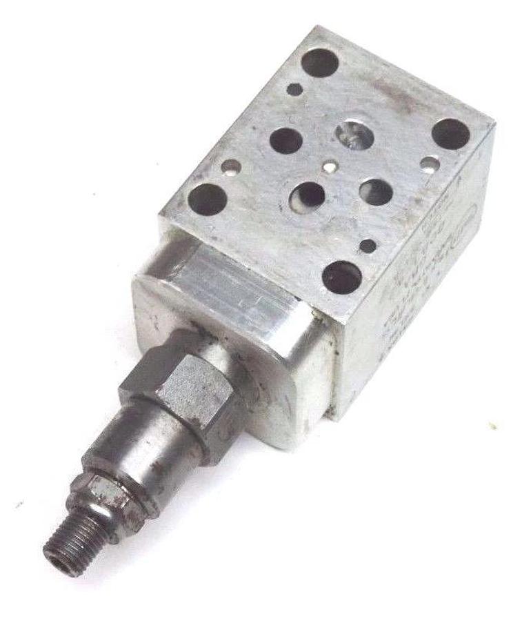 Used SUN HYDRAULICS GBA HYDRAULIC FLOW CONTROL MANIFOLD 0DB1-A2