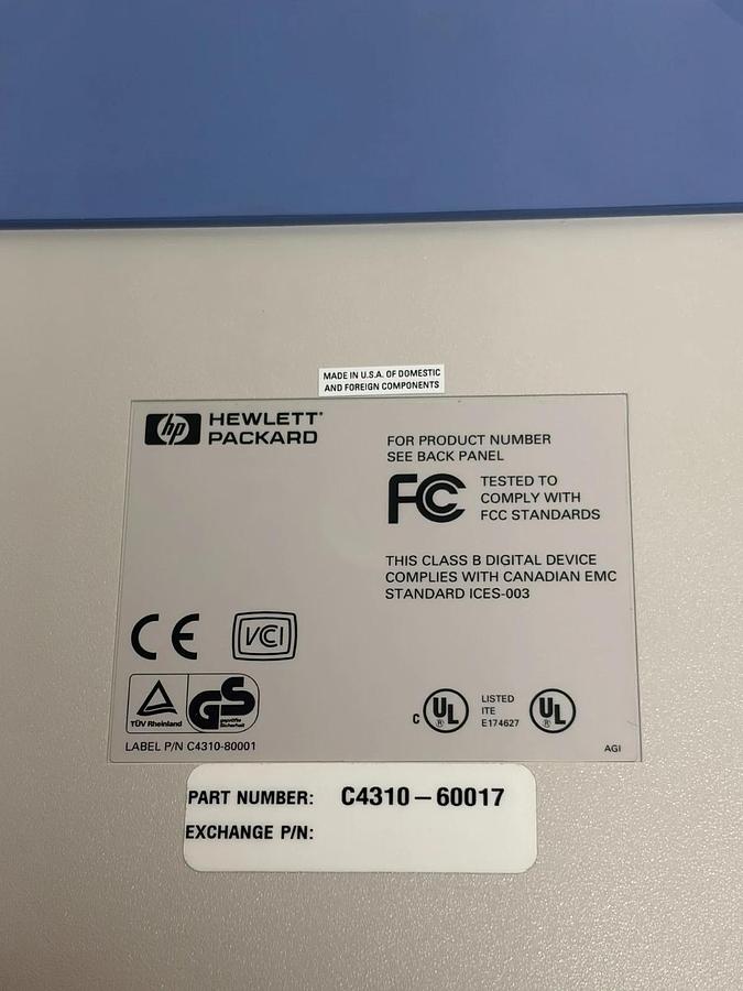 HP C4310A External CD-ROM 12X Desktop Drive Vintage SCSI C4310-60016 Bundle