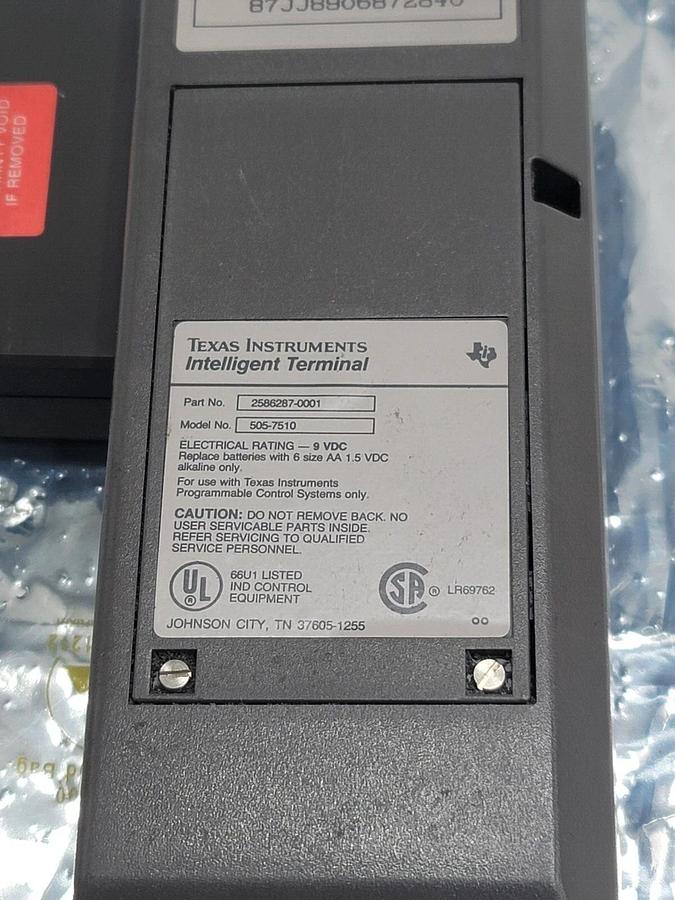 NIB TEXAS INSTRUMENTS 505-7510 HANDHELD INTELLIGENT TERMINAL 2586287-0001