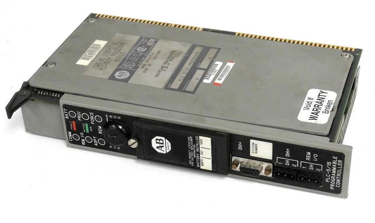 Used ALLEN BRADLEY 1785-LT PROCESSOR MODULE SER. B F/W REV: R P/N 96041880, 1785LTB