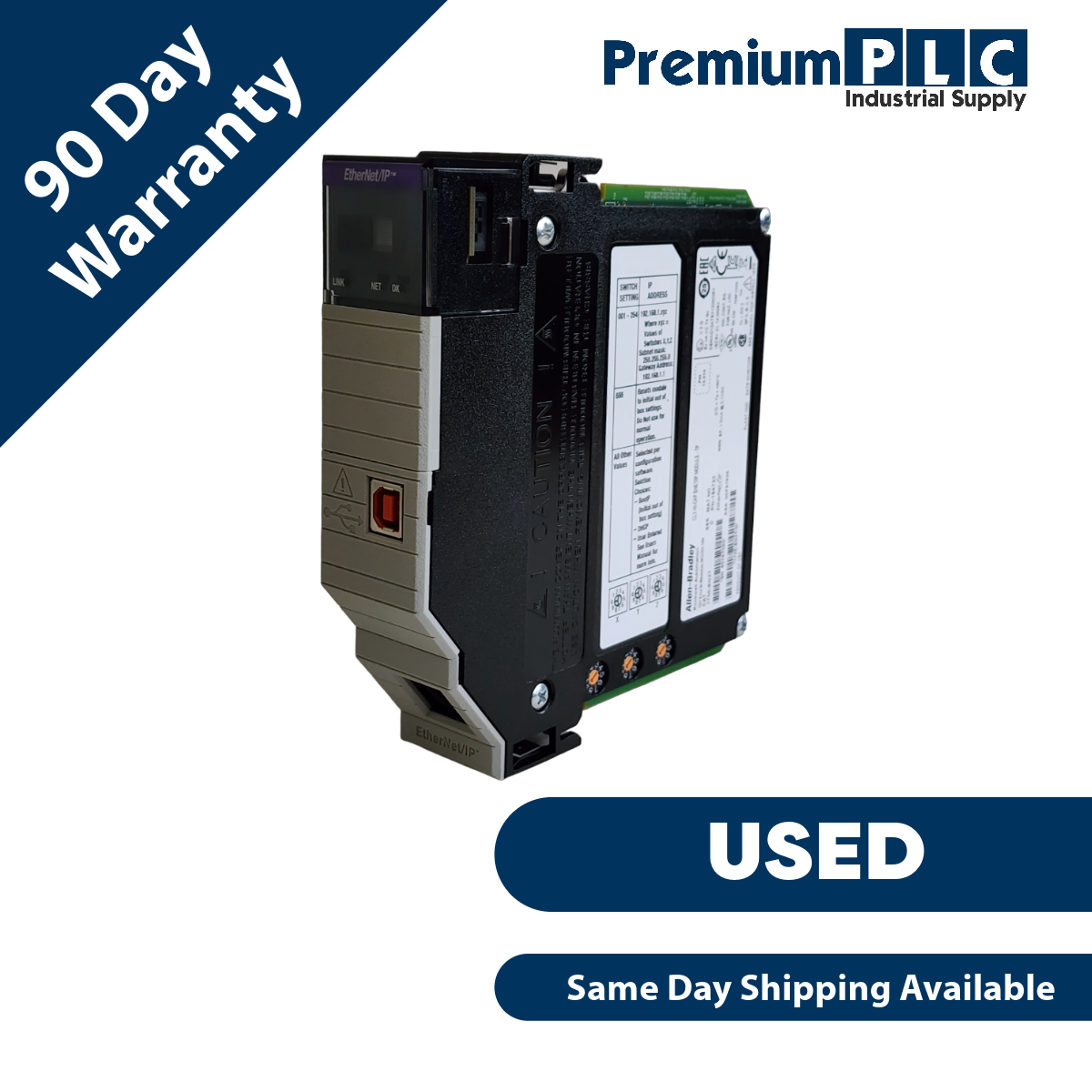 Used MINT ALLEN BRADLEY 1756-EN2T /D ControlLogix ENET/IP BRIDGE MODULE TP 1756EN2T