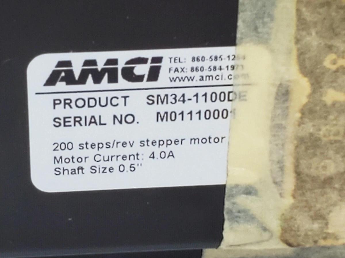 Refurbished ADVANCED MICRO CONTROLS SM34-1100DE STEPPER MOTOR W/ ENC34-1000 (REPAIRED)